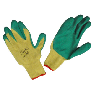 Green Latex Grip Glove - Size 9